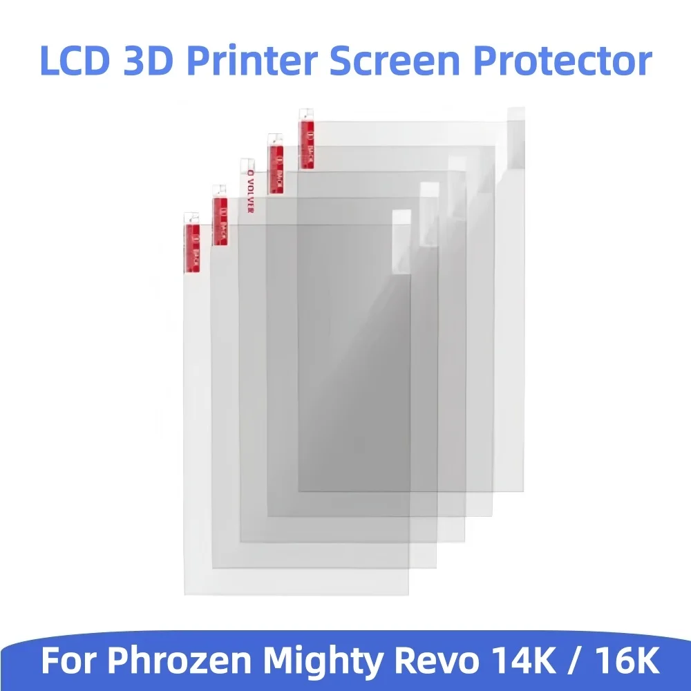 5PCS Displayschutzfolie für Phrozen Mighty Revo 14K 16K Resin LCD 3D-Drucker Kratzfeste Schutzfolie 3D-Zubehör – Detail 1
