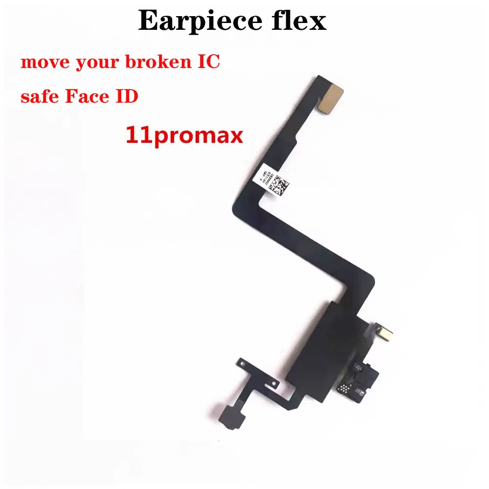 Original Face ID Earpiece For IPhone 11 11pro 11 Pro Max Proximity Light Sensor Flex cable Replacement