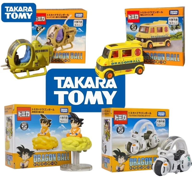 توميكا X لعبة دراغون بول Z 2025 غوكو الطائر نيمبوس كلاود وبولما كبسولة رقم 9 دراجة نارية دييكاست نموذج مجموعة حلية اللعب الهدايا #2