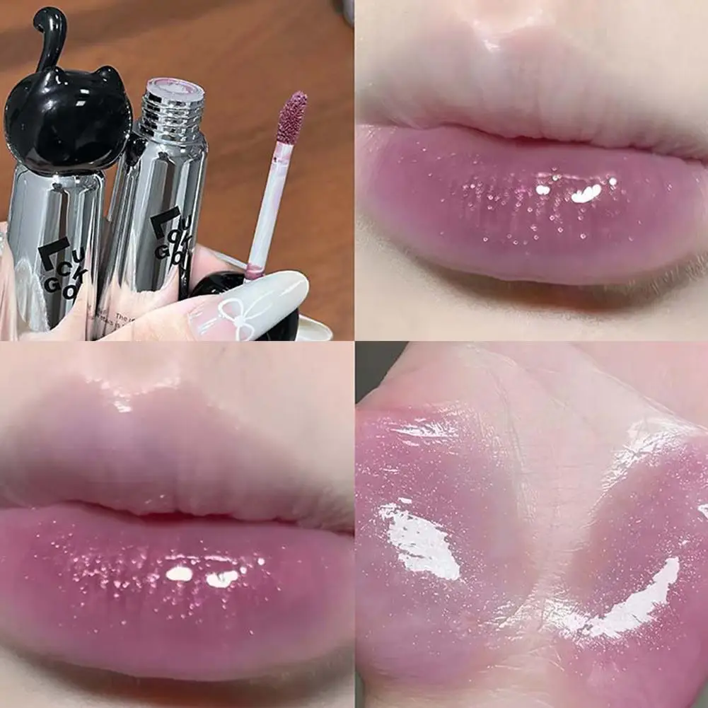 1pcs Langdurige Hydraterende Lipgloss Lippenbalsem Water Licht Spiegel Lip Glazuur Lipolie Hydraterende Voedende Lippenstift Make-up