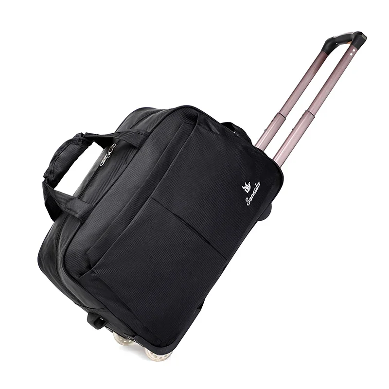 QX-Sac de voyage pour étudiant, bagage léger, bagage à main masculin, sac de rangement pliant, 600, 20 po, 24 po