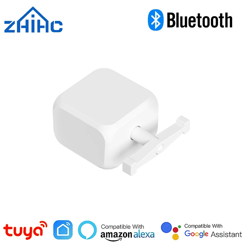 

Type-C Rechargeable Tuya Bluetooth 5.2 Smart Switch Fingerbot Plus 5V Robot Button Pusher Arm Switch Support Alexa Google Home