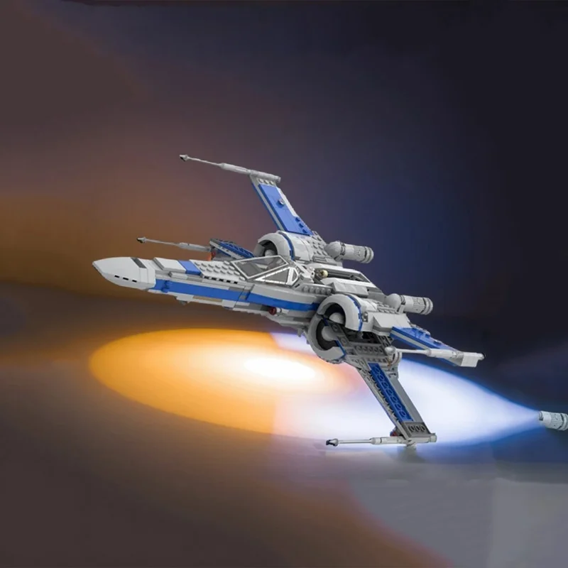 778pcs MOC Resistance T Starfighter Mod Star Battle Model Toy Building Blocks DIY Christmas Gifts Creative Idea Kids Birthday