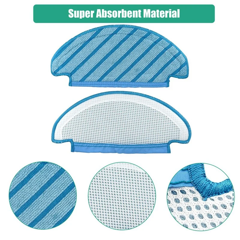 Ensemble de pièces d'aspirateur pour Yeedi Vac 2 Pro, Vac Max, Vac Hybrid, station Vac, Ecovacs T8, N8, N8 Pro