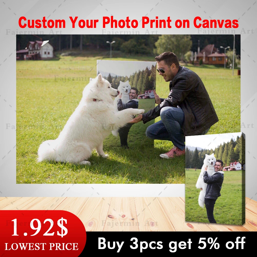 

custom Canvas poster Customized images posters Personalized picture