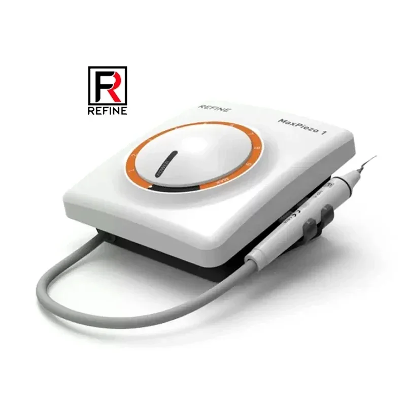 

Refine Max Piezo 1 Ultrasonic Dental Scaler Uses Vibrations to Remove Calculus Buildup and Whiten Teeth Without Causing Damage