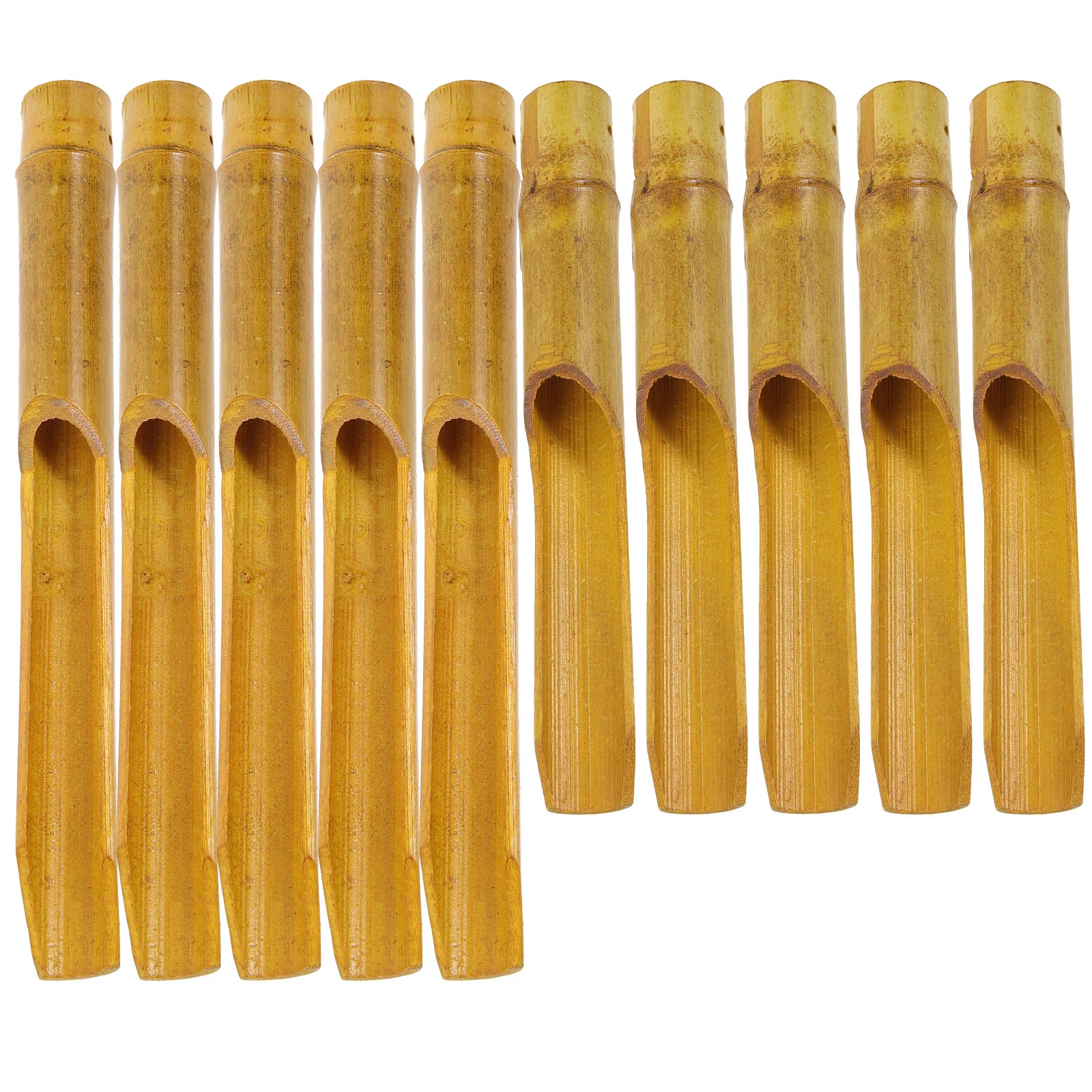 

10 Pcs Bamboo Wind Chime Accessories Hollow for DIY Parts Replacement Tubes Component