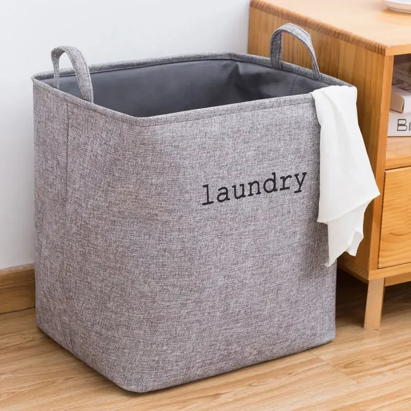 Portable Felt Handy Dirty Clothes Storage Basket   Laundry Basket Bathroom Environment Living Room Kids Toy Clothes Baskets