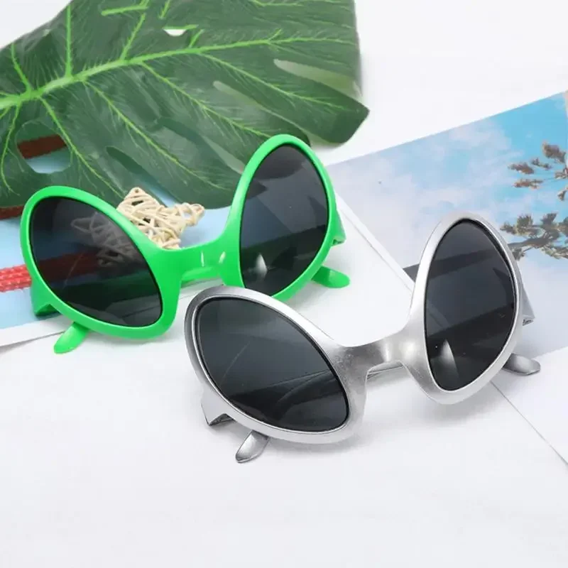 Fashion Funny Alien Glasses Rainbow Lenses Sunglasses Men Women Holiday Dance Party Alternative Shapes Eyewear Parties Oculos