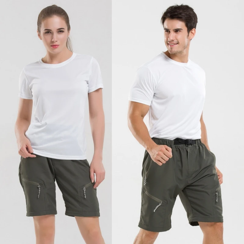 Pantalon convertible à séchage rapide pour homme, pantalon de randonnée en plein air zippé, jogging, course à pied, fjShorts respirants, mode masculine