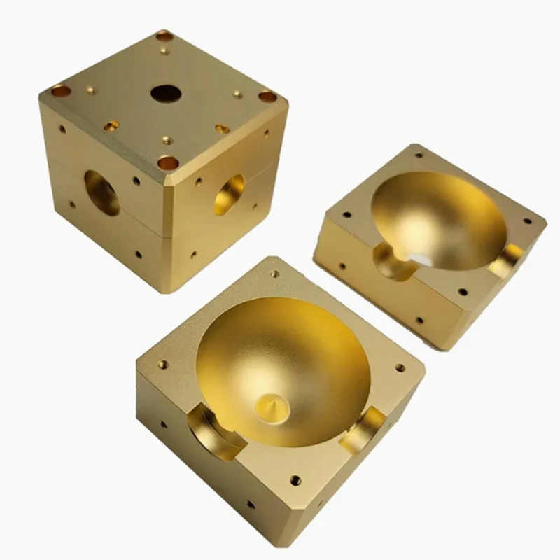 Dostosowane precyzyjne części mosiężne Cnc Precyzyjne części frezarskie obrabiane Cnc Mosiądz Miedź Usługa obróbki Cnc