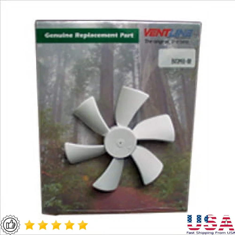 Сменная лопасть вентилятора Power Ventdome, вал 1/8 дюйма, совместимый с двигателем VC0468-00, размеры 11x8,2 дюйма