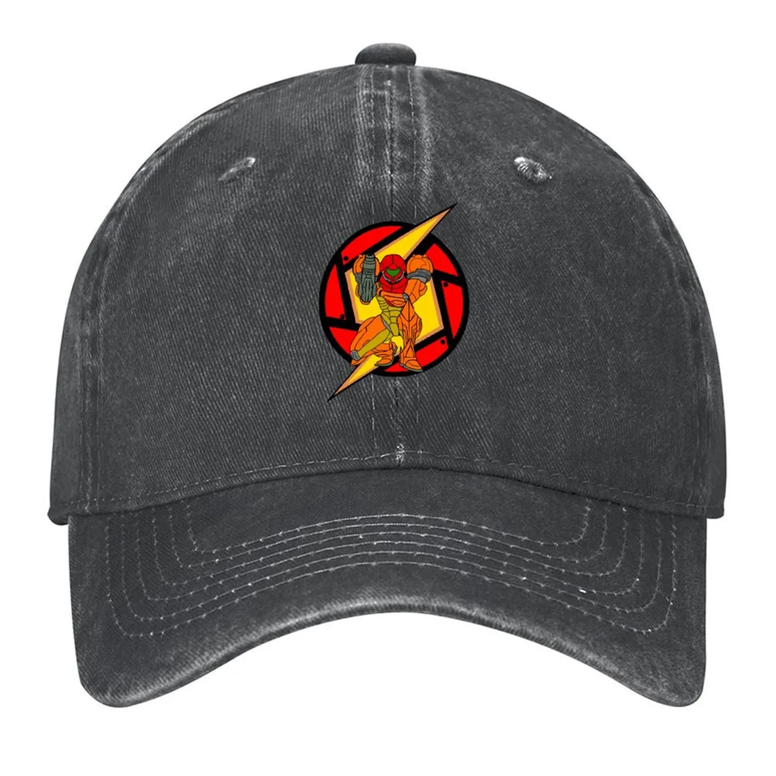 

Metroid Samus Baseball Cap Beach Bag Hat Man For The Sun luxury woman cap Designer Hat Girl'S Hats Men's