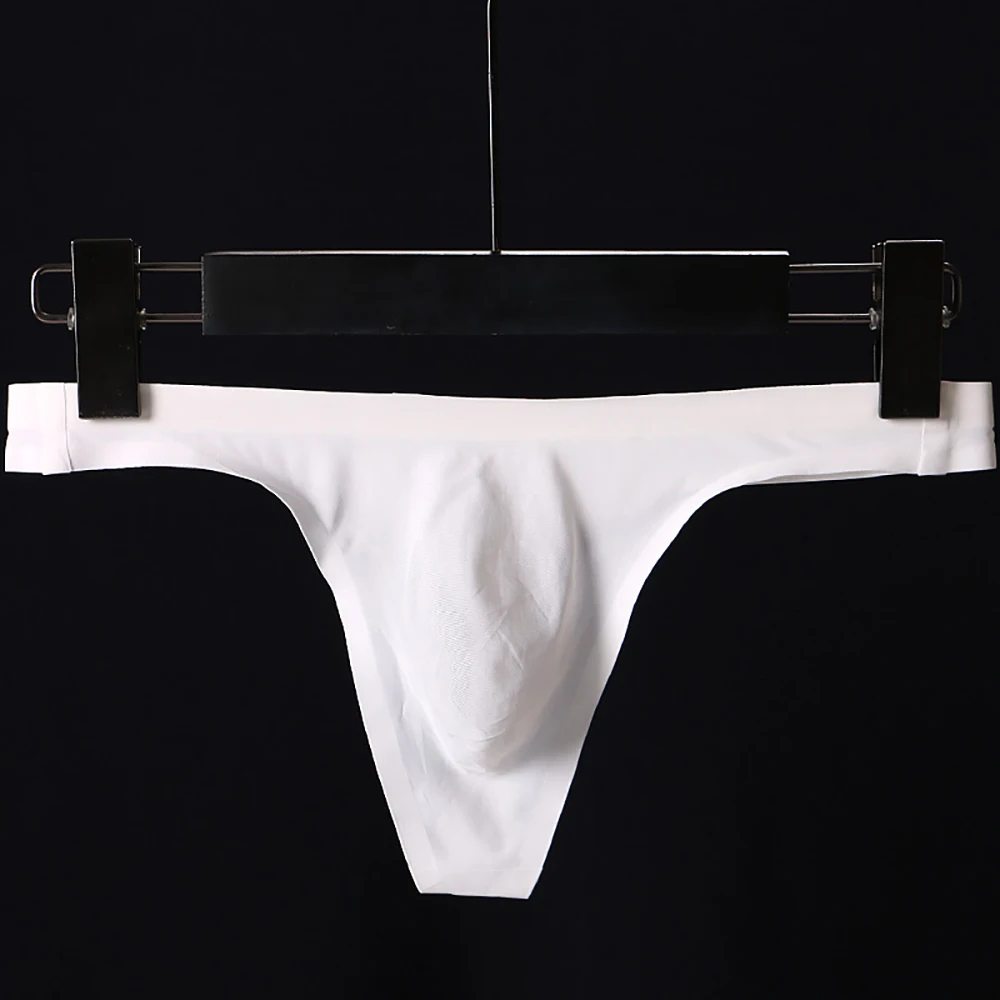 Stylish and Comfortable Men's Low Rise Briefs, Breathable Thong T Back Underwear Available in Different Colors
