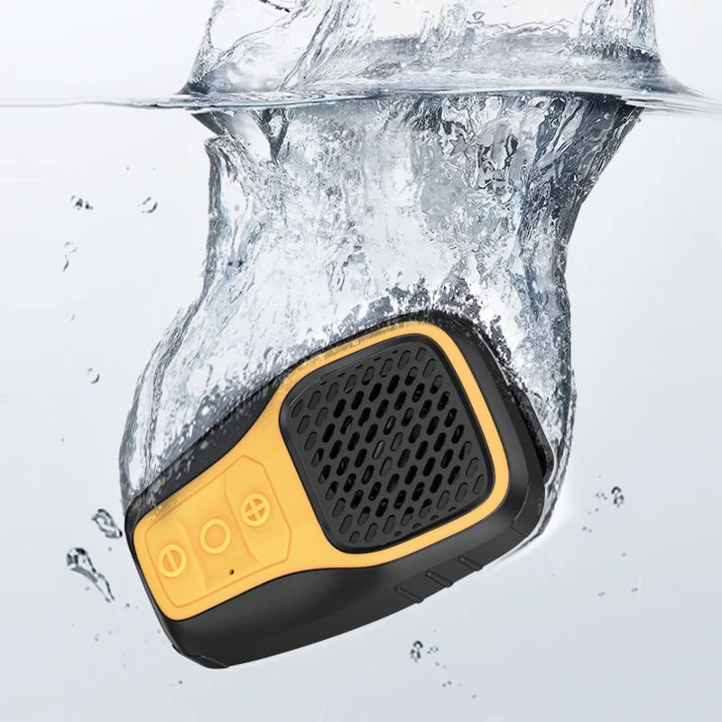 MZ-628 Wearable Mini Magnetic Suction Bluetooth Speaker 5.3 Built-in Mic Clip Soundbox Portable Outdoor IPX67 Waterproof Column