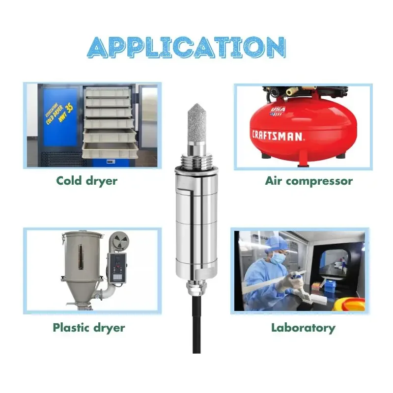 2025 Produsen HENGKO Grosir Rs485 Modbus-RTU Pemancar Sensor Titik Embun
