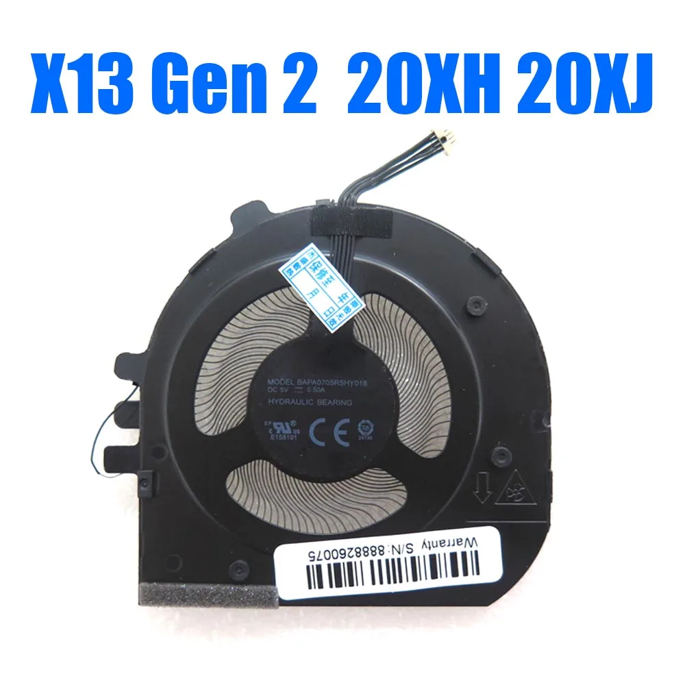 For Lenovo For ThinkPad X13 Gen 2 20XH 20XJ 20WK 20WL BAPA0705R5HY018 DC5V For AVC Manufacturers Laptop CPU Fan