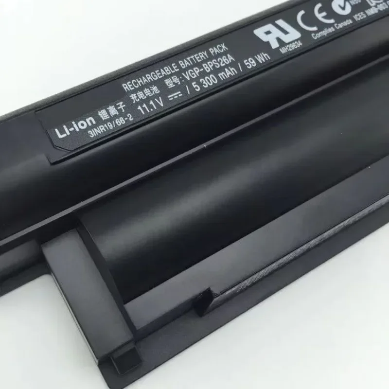 Imagem -04 - Bateria do Portátil para Sony 5300mah Vgp-bps26 Bpl26 Ca26ec Eg38 Pcg61a11t Pcg71a11t Pcg-71911w Pcg-61911t Pcg-71911x 100 Original