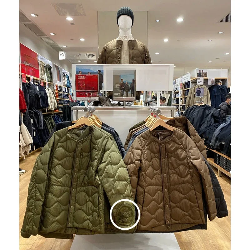 

Легкая и удобная хлопковая куртка с защитой от разрывов, волнообразным дизайном, повседневная, молодежная, модная, однотонная, свободного кроя, для осени