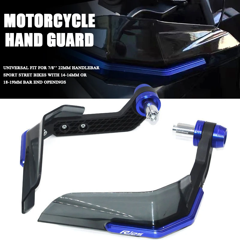 FOR Yamaha YZF-R125 2008-2013 22mm Hand Guard Brake Clutch Lever Protector - CNC Aluminum 5 Colors & R125 LOGO
