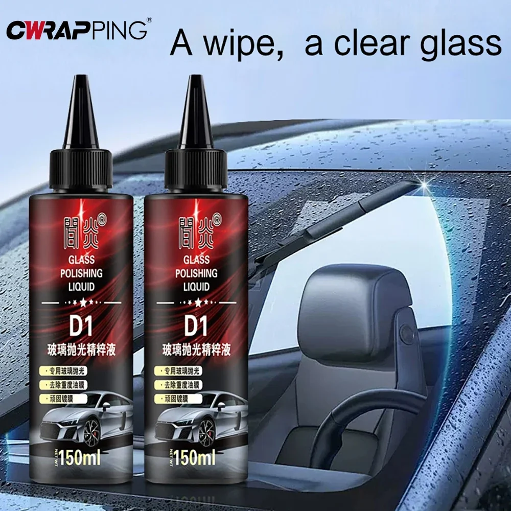 

150ml Motorcycle Glass Polish Compound High Gloss Restorer Windshield Windows Wiper Bright Coating for Car Care Maintenance Tool