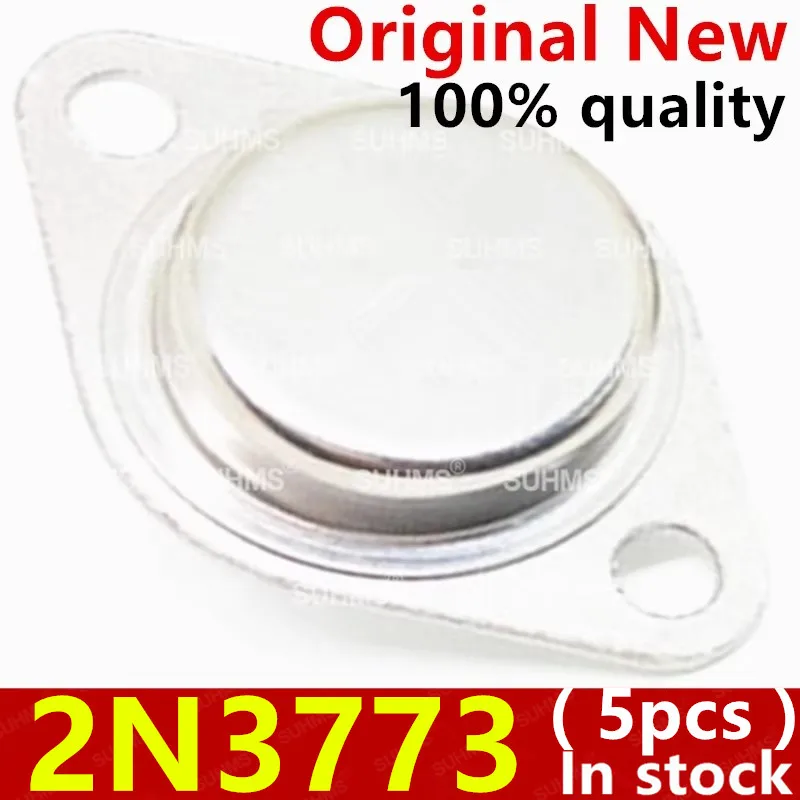 (5 piezas) 100% nuevo 2N3773 TO-3 16A/160V/150W para transistor de potencia
