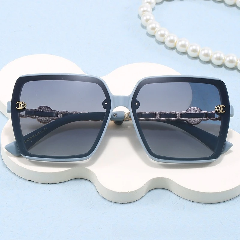 

2025 Polarized Sunglasses Women - Square Rimless UV400 Driving Shades Fashion