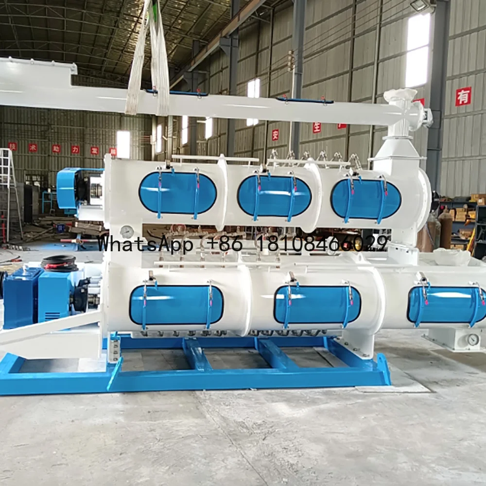 Poultry Raw Material Double Shaft Feedmill Steam Pre-conditioning Feed Keep Warm Conditioner Feed Pellet Machine for Animal Feed