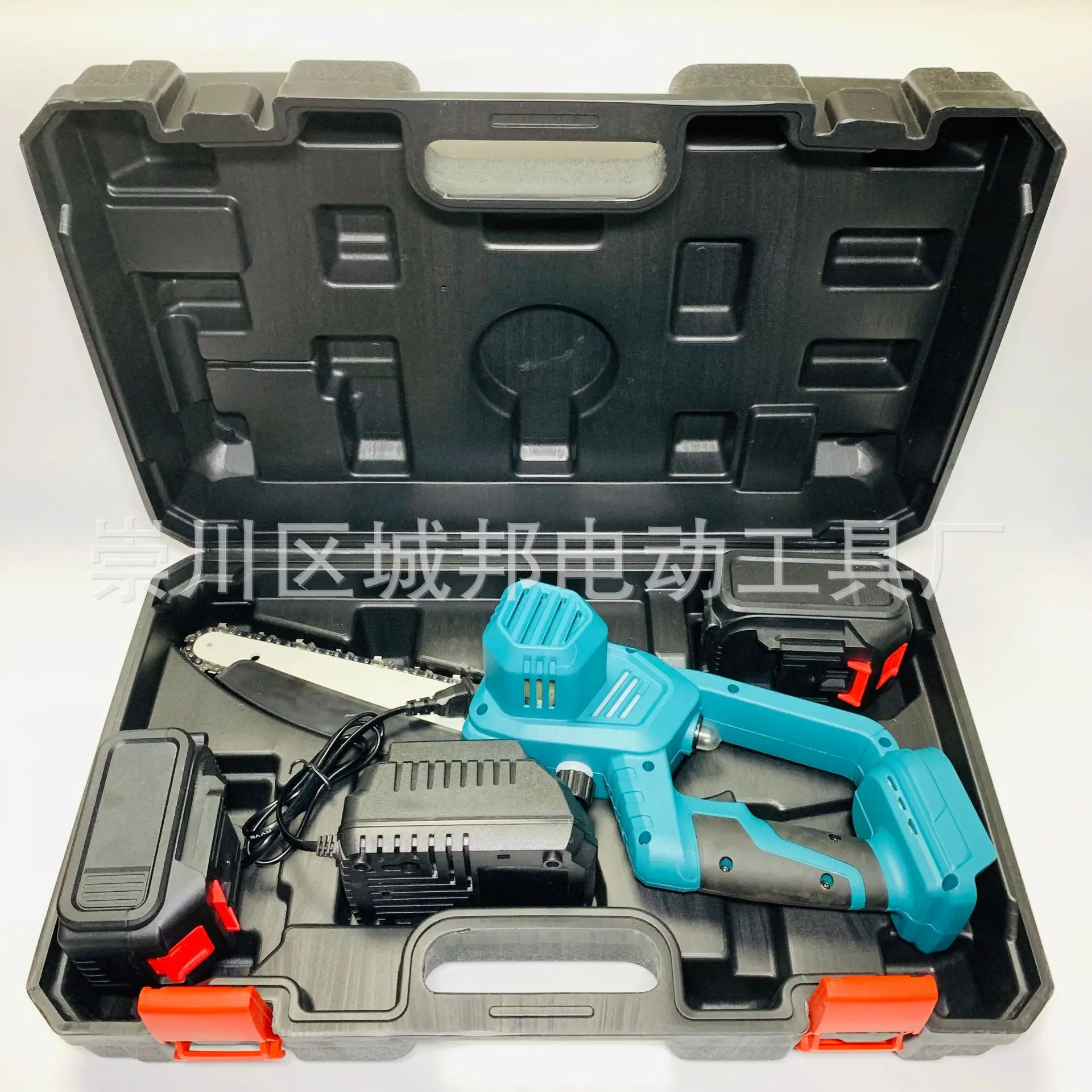 

Trade Blue New 6-Inch 8-Inch Lithium Battery Brushless Electric Chain Saw Rechargeable Small Outdoor Wireless Chain Saw