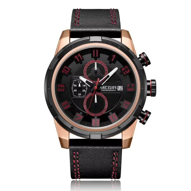 megir-2082-クリエイティブクロノグラフスポーツレザークォーツ男性腕時計時間カレンダー防水時計