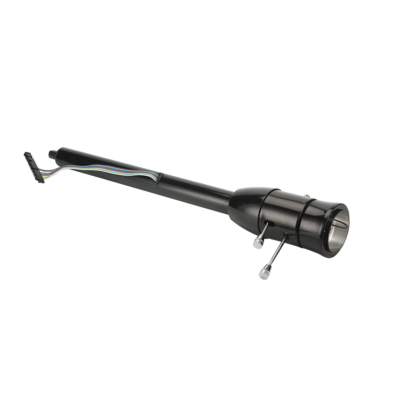

32" Universal Floor-Shift Black Steel Tilt Steering Column Without Ignition Key for GM Chevy Race Car Parts