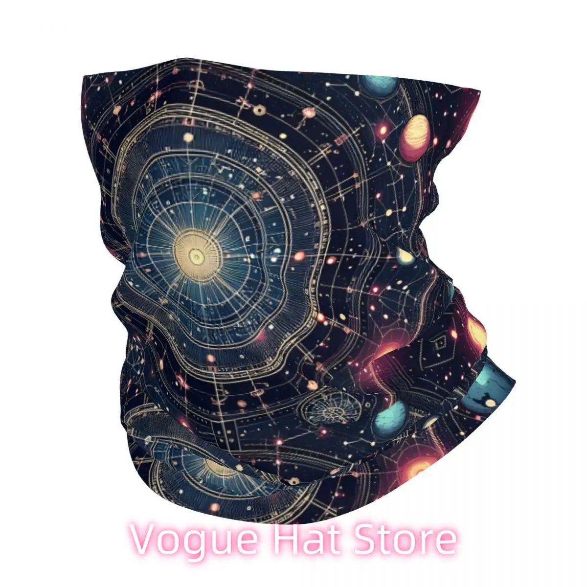 

Celestial Neck Gaiter Face Scarf Cover Neck Gaiter Men Women Bandana Scarf Thin Summer