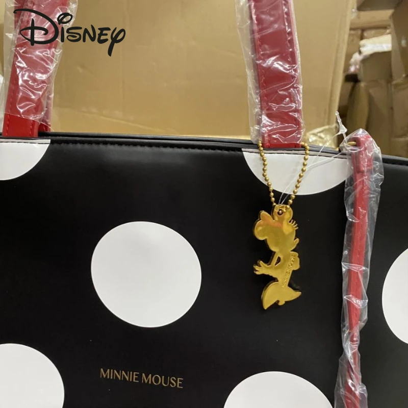 Imagem -04 - Disney-bolsa Minnie Feminina Bolsa de Ombro Desenhos Animados Grande Capacidade Luxo Marca Novo Moda Pcs Set