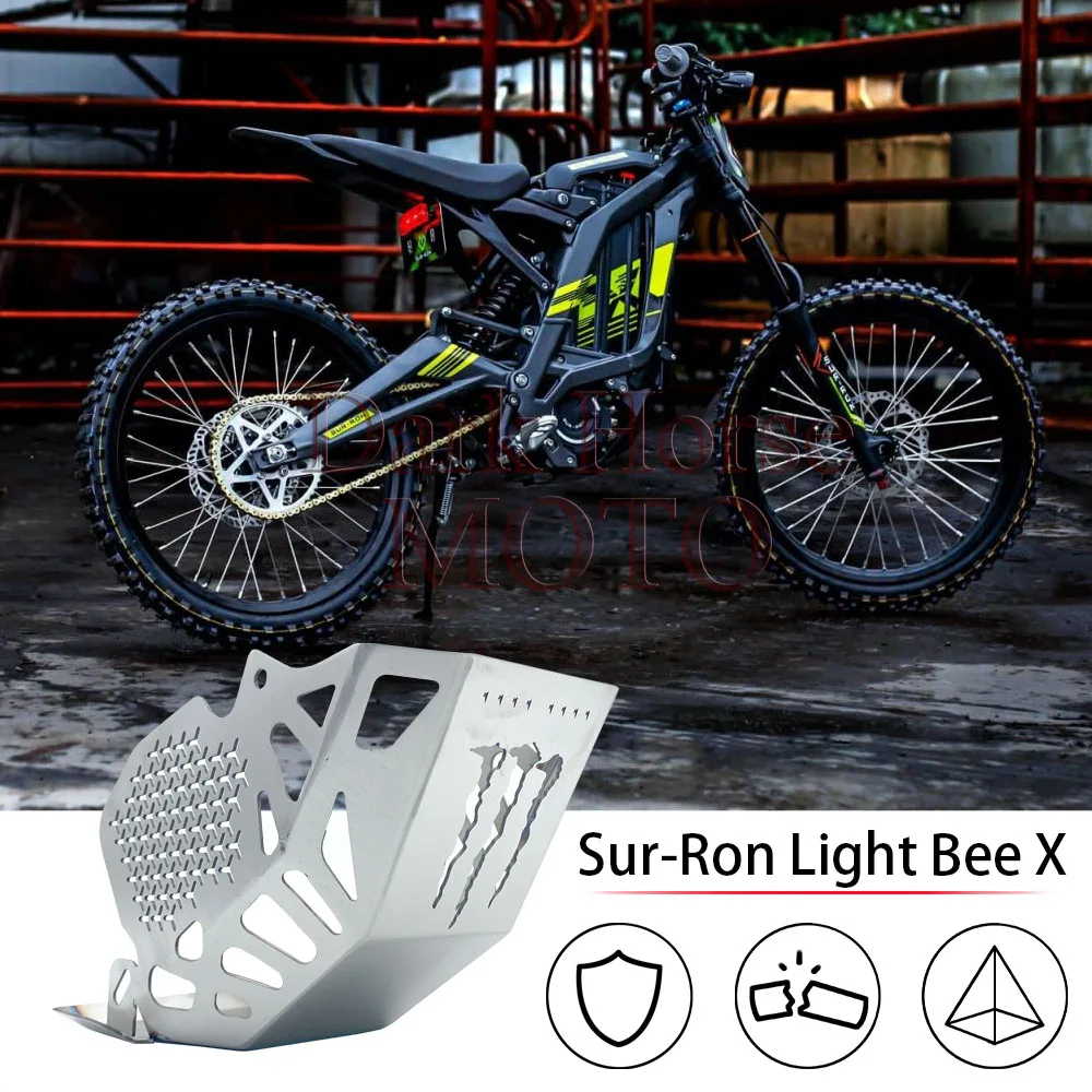 

For SUR-RON Modified Accessories Bottom Protection Protector For SURRON Light Bee X SStrengthen Frame Stainless