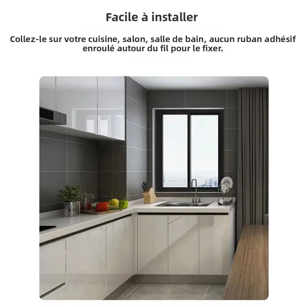 Water Sensor Flood Leak Detector App Remote Monitoring for Kitchen/Bathroom Work With Zigbee Support Home Assistant Zigbee2mqtt view 3