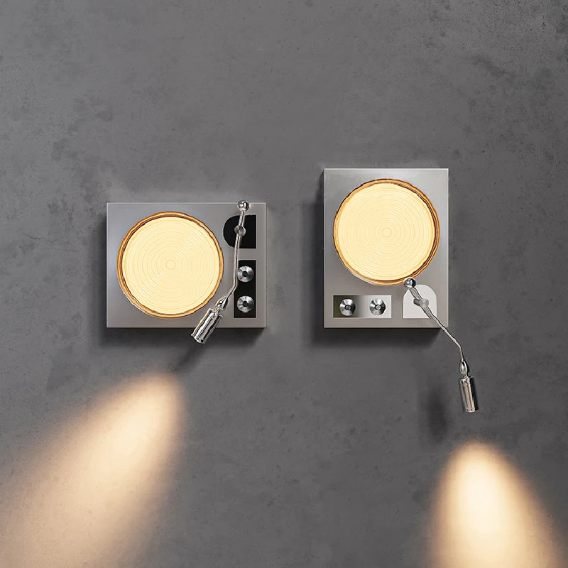 Italian Style Original Wall Lamp - Metal Wind Minimalist Ambience Custom Design Punk Art Lighting for Home Decor Wall Light