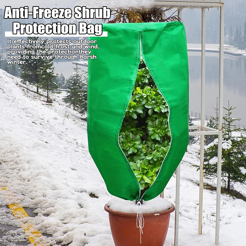 지퍼형 드로스트링 식물 보호 커버, 식물 보호 커버 백 - Outdoor Planting Bag 리뷰 및 가격