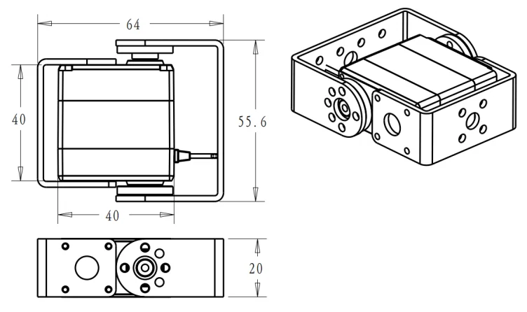 شحن مجاني 4X المصنع الأصلي روبوت سيرفو RDS3115 المعادن والعتاد أجهزة رقمية روبوت سيرفو اردوينو سيرفو ل الروبوتية لتقوم بها بنفسك 15 كجم/سنتيمتر