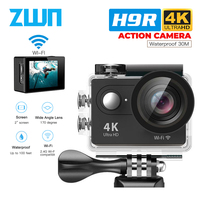 Action Camera Ultra HD 1080P 4K/30fps WiFi 2.0-inch Screen 170D 30M Underwater Waterproof Video Recording Sport Extreme Pro Cam