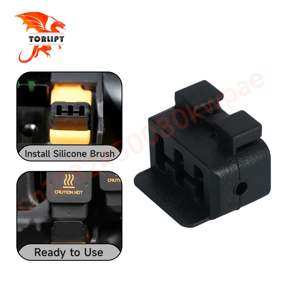 

1-10PCS Silicone Cleaning Brush For Bambu Lab H2D Nozzle Cleaner Print Head Wiper Nozzles Clean Tools For Bambulab H2D Parts