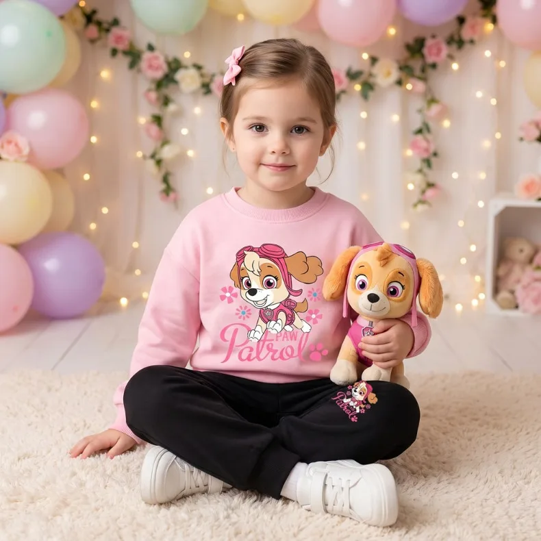 2026 Herbst Neuer Stil Mädchen O-Ausschnitt Hoodies und Lange Hose Zweiteilige Sets Kinder Casual Trainingsanzug Kinder Pullover Sweatshirt Anzug – Detail 6