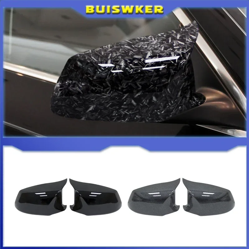 

Gloss Black Wing Rearview Mirror Cover For BMW 5 Series Fit For BMW 5 Series F10 F11 F18 Pre-LCI 2010-2013