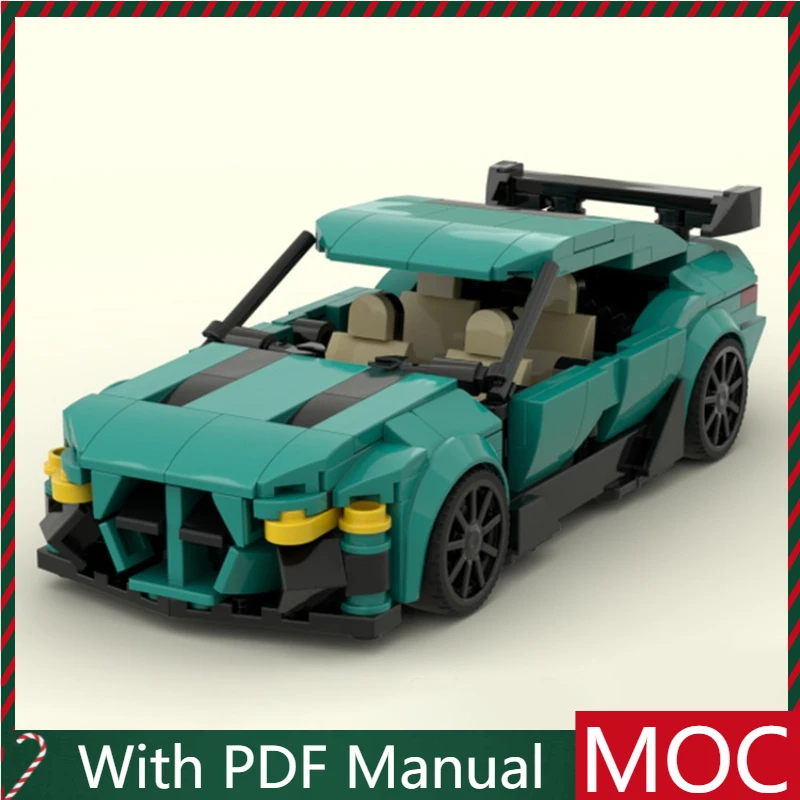 

327 PCS M3 G80 - Performance Package Sports Car Model Modular Building Blocks Kids Assembly Display Toys Festival Surprise Gift