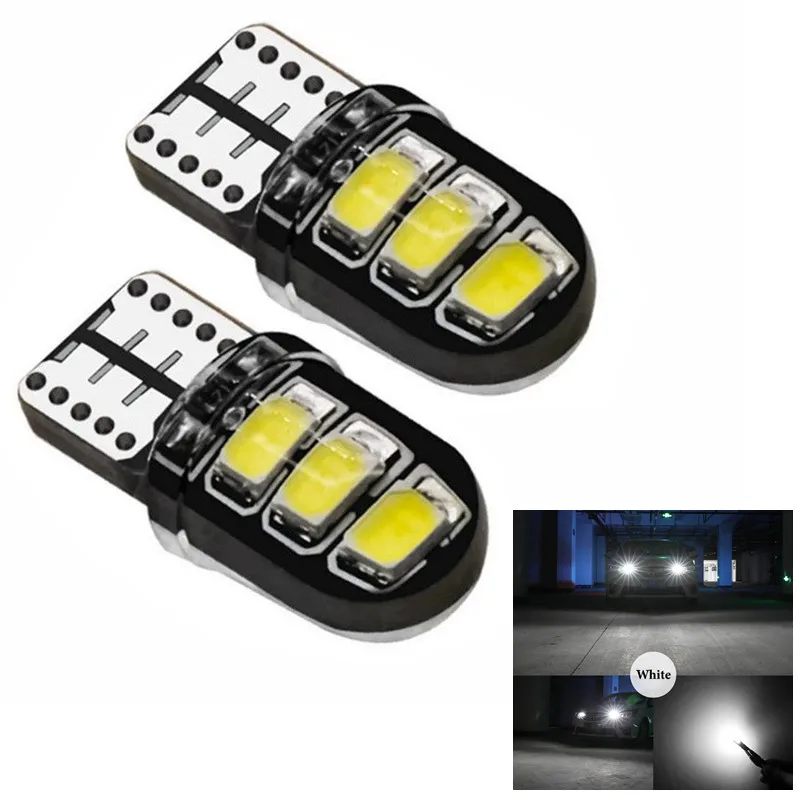 2/5pcs High Power 2835 Chip T10 W5W 15W 194 168 Car LED DRL Interior Reading Map Dome SIDE INDICATOR Lights Car Light Source