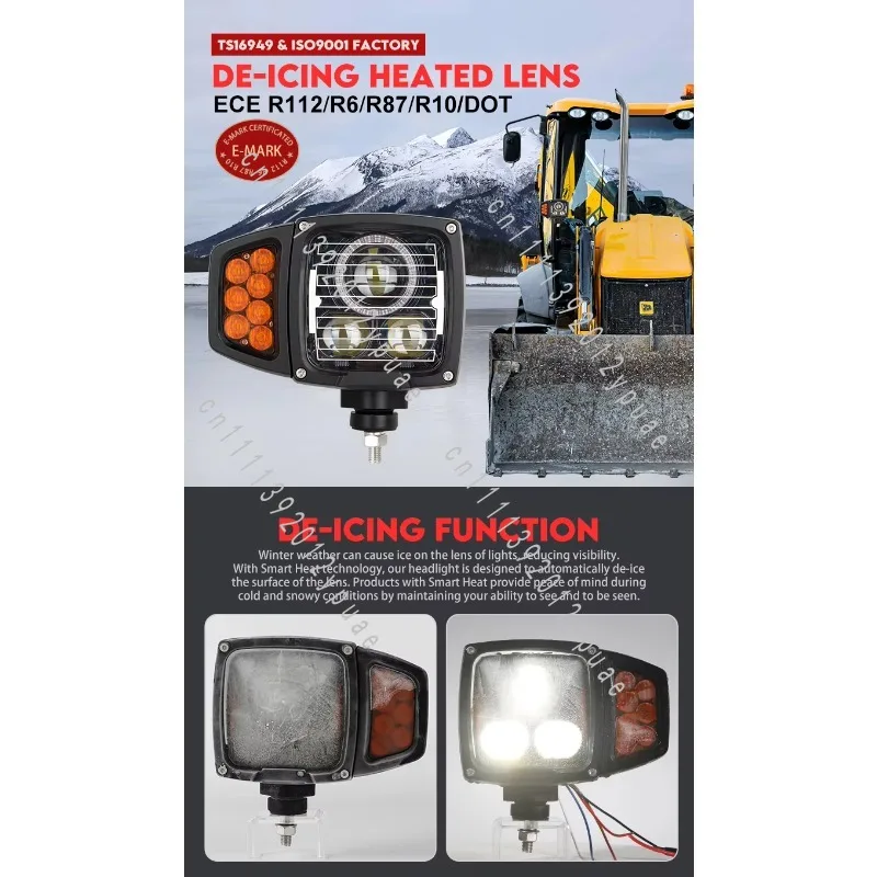 High Low Beam Front Assembly, Snow Removal Working Fixture for Snow Plow Tractor Truck Excavator