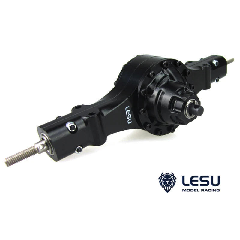 

LESU 1/14 Tamiya Tractor Truck Upgrade Parts Differential Metal Rear Axle Q-9023