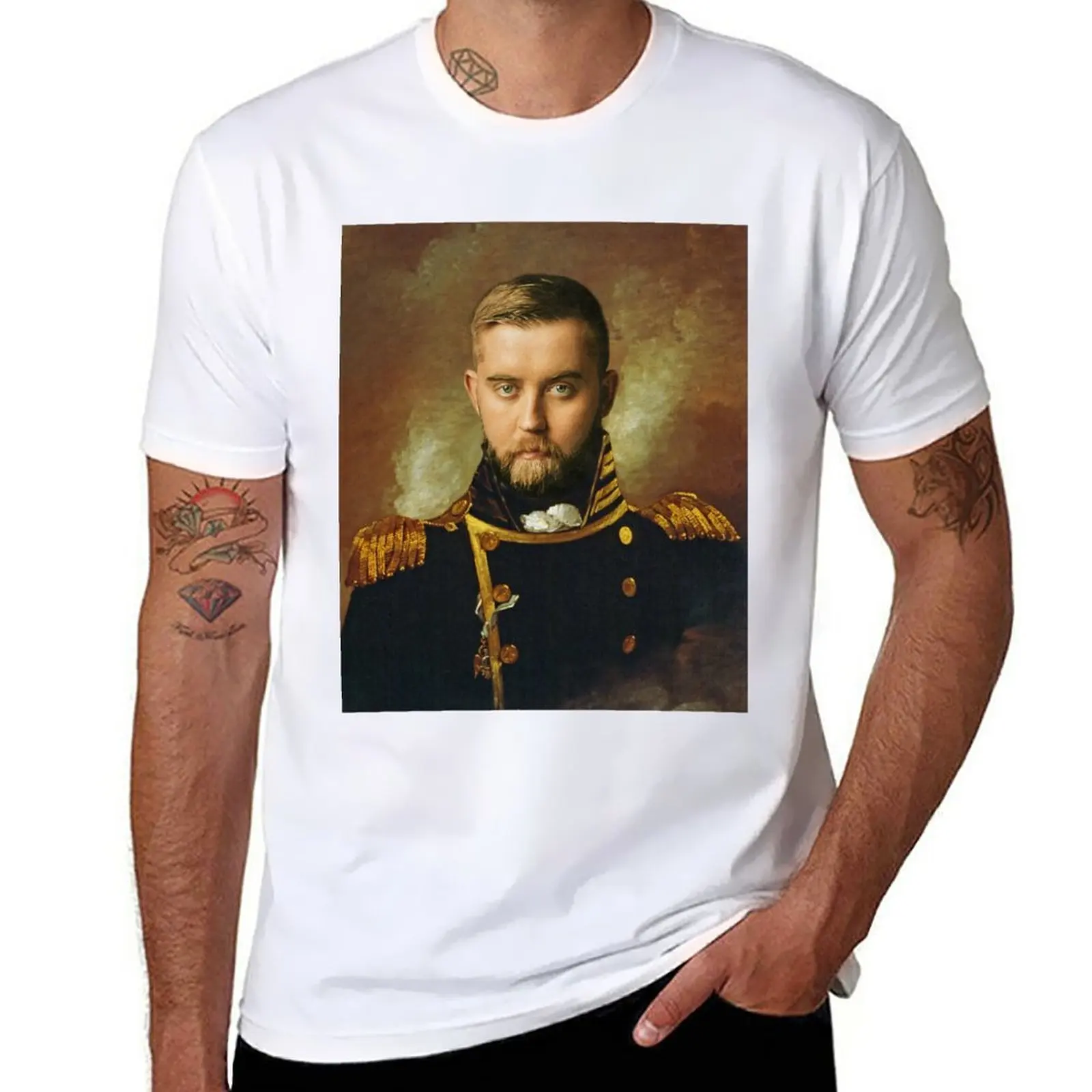 Captain Sergey Nazarov T-Shirt anime aesthetic clothes plus sizes tops black t shirts for men