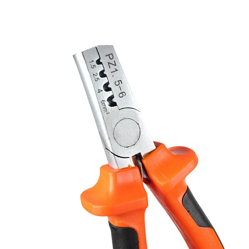 

PZ1.5-6 Mini Portable Crimping Tool Set For Crimping Insulated And Uninsulated Ferrule Terminal Tubes Rust-Resistant-A74P
