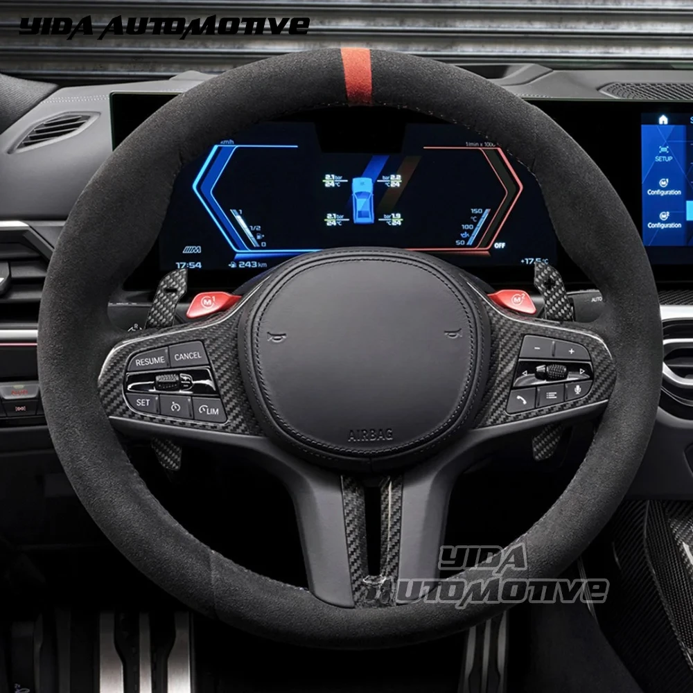 

Magnetic Carbon Fiber Paddle Shifter fit for BMW 5 Series g30 g38 7 Series g11 g12 Steering Wheel shift paddle