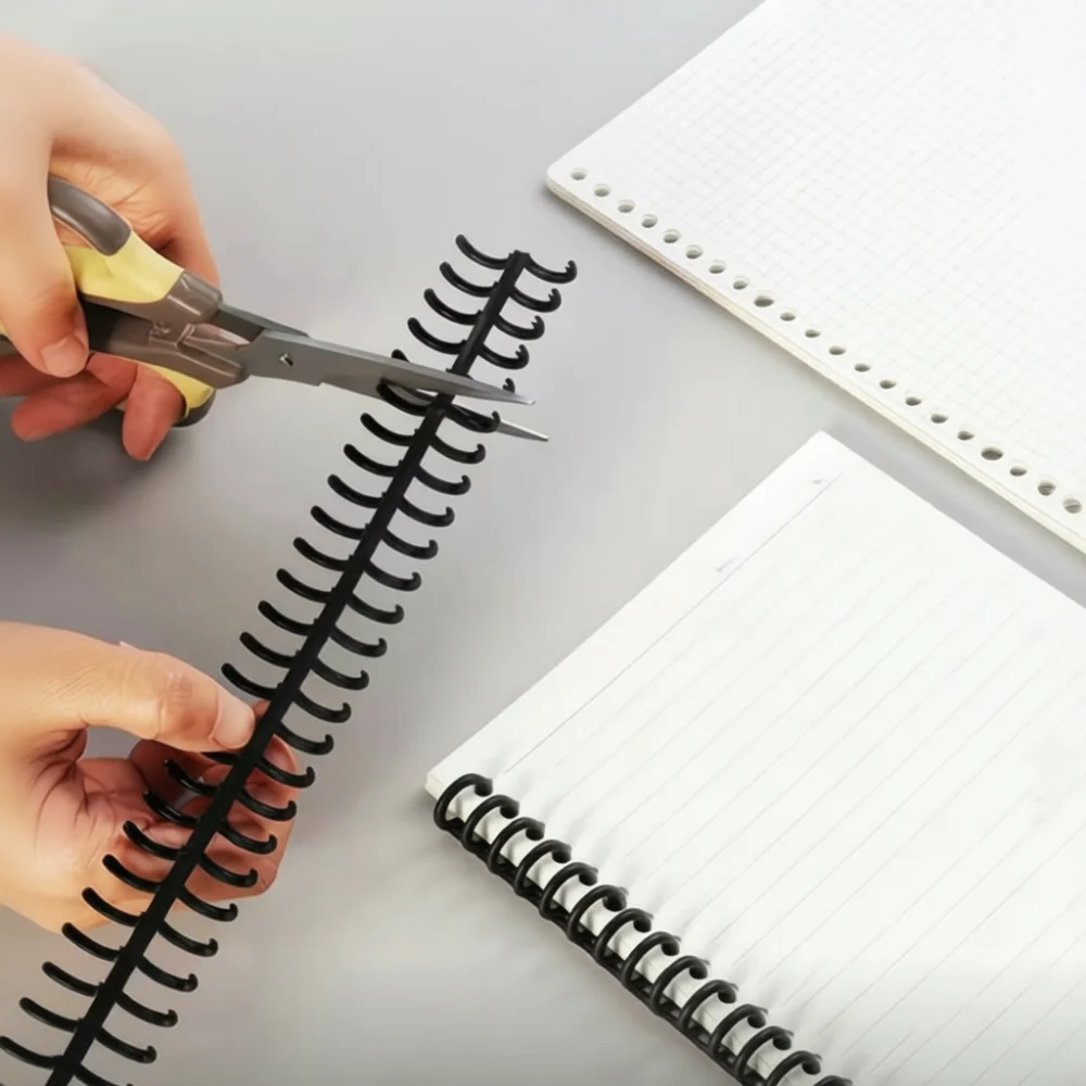 B5 Notebook Binding Ring 30 Hole Plastic Coil Spines For Loose Leaf Planner Calendar Organizer Office School Stationery